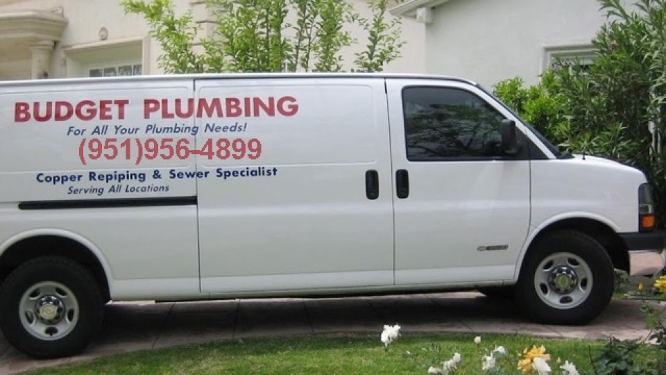 Budget Plumbing service van